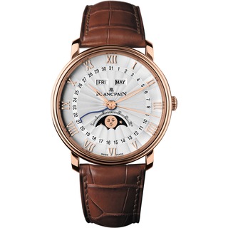 Blancpain Replica Villeret Half-Hunter Moon Phases Red Gold 6664-3642-55B Watch Review